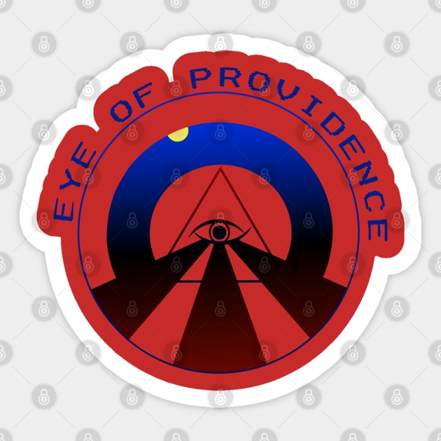 Eye of Providence Sticker by Bhagyesh